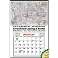 Iowa State Map Calendar - Small Full Apron